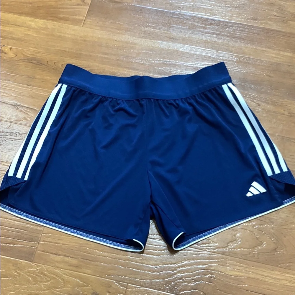 Adidas Aeroready Athletic Shorts with White Stripes